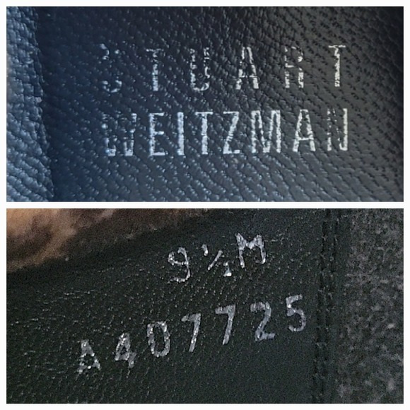 Stuart Weitzman Duluth Mid Calf Moto Boots 9.5M Black Suede Mid Calf Round Toe - Picture 12 of 13